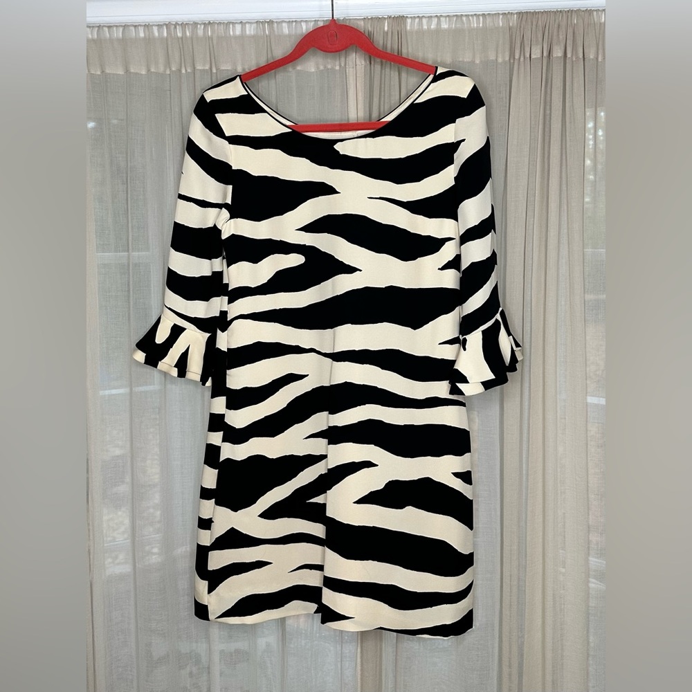 Kate, spade Andorra zebra print shift dress